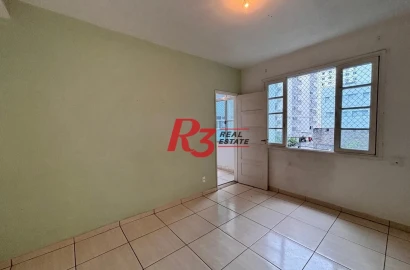 Apartamento com 1 dormitório para alugar, 65 m² por R$ 3.100,02 - José Menino - Santos/SP