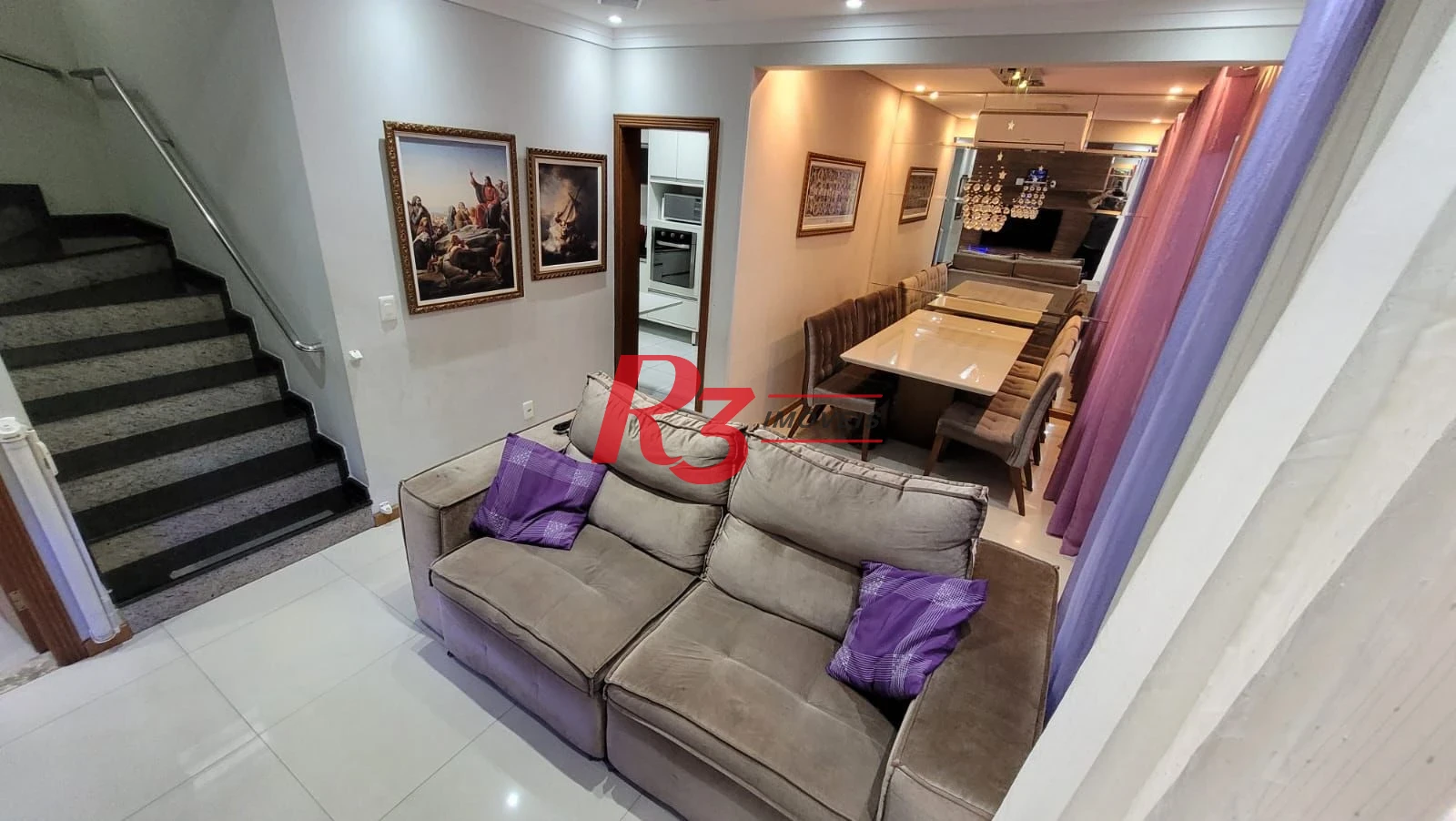 Sobrado com 4 dormitórios para alugar, 151 m² por R$ 10.901,00/mês - Pompéia - Santos/SP
