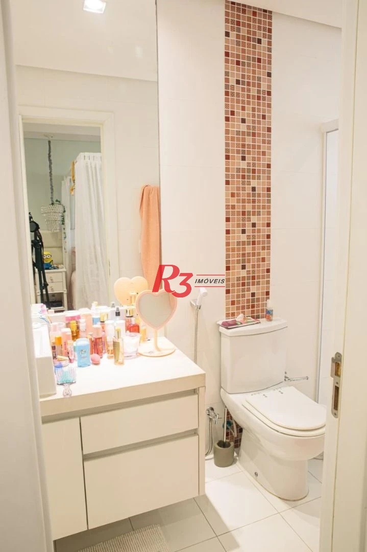 Apartamento com 3 dormitórios à venda, 171 m² por R$ 2.200.000,00 - Embaré - Santos/SP
