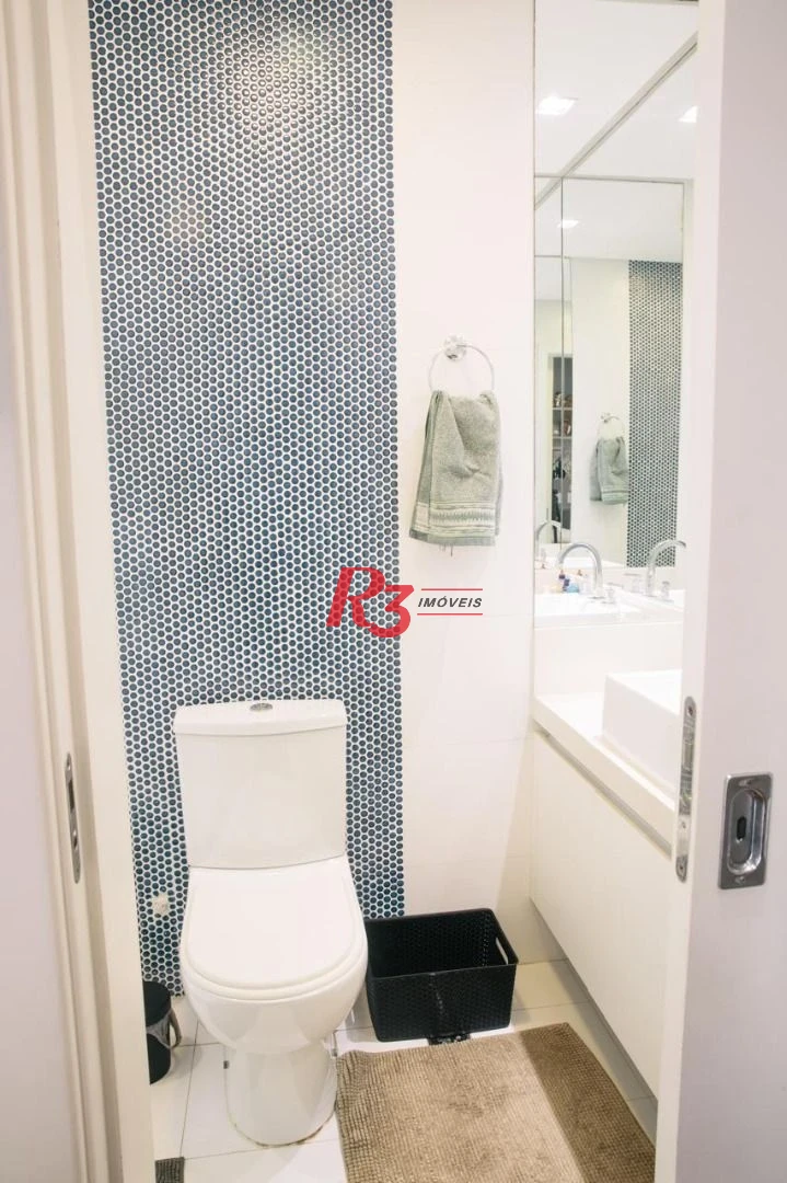 Apartamento com 3 dormitórios à venda, 171 m² por R$ 2.200.000,00 - Embaré - Santos/SP