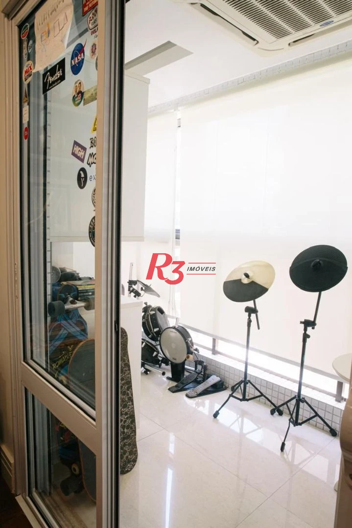 Apartamento com 3 dormitórios à venda, 171 m² por R$ 2.200.000,00 - Embaré - Santos/SP