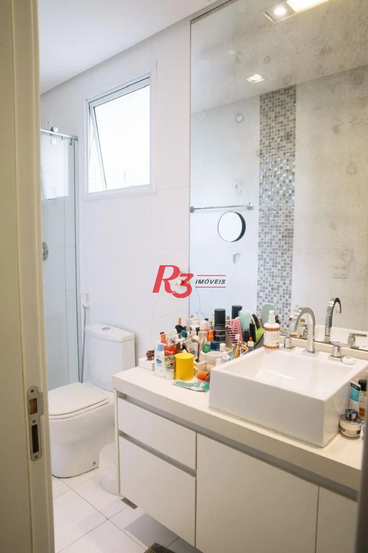Apartamento com 3 dormitórios à venda, 171 m² por R$ 2.200.000,00 - Embaré - Santos/SP