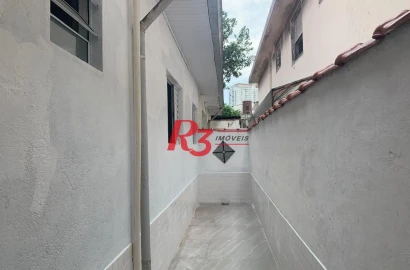 Casa com 2 dormitórios para alugar, 100 m² por R$ 4.100,00/mês - Embaré - Santos/SP