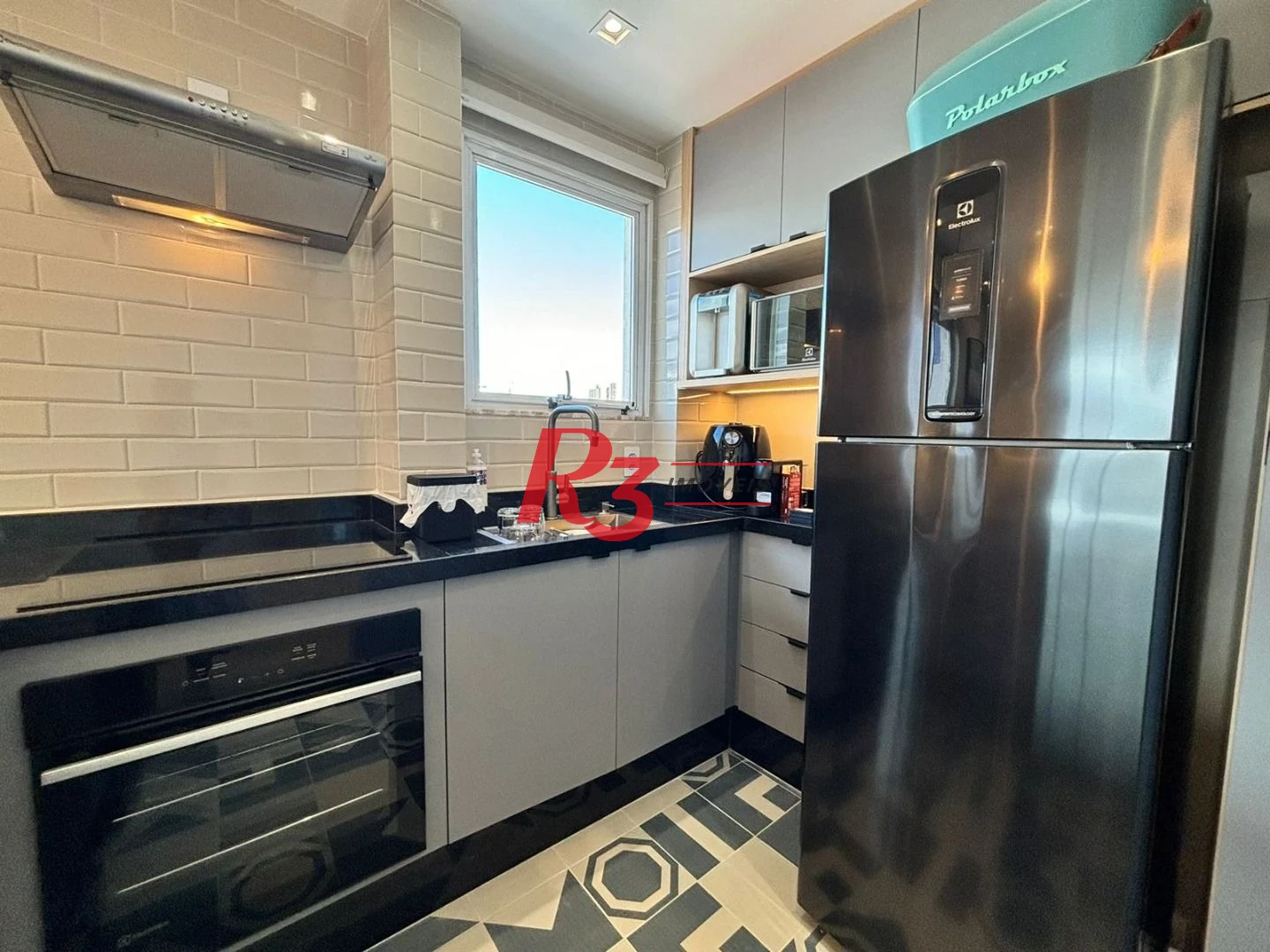 Apartamento com 1 dormitório para alugar, 44 m² por R$ 5.500,02/mês - Gonzaga - Santos/SP