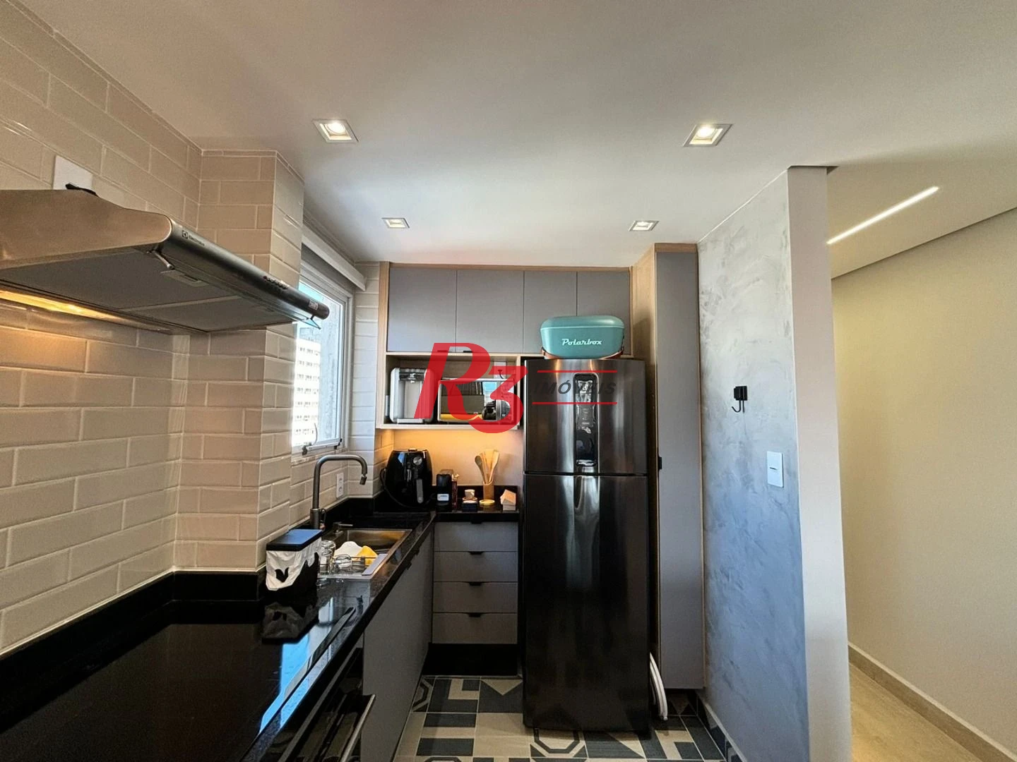 Apartamento com 1 dormitório para alugar, 44 m² por R$ 5.500,02/mês - Gonzaga - Santos/SP