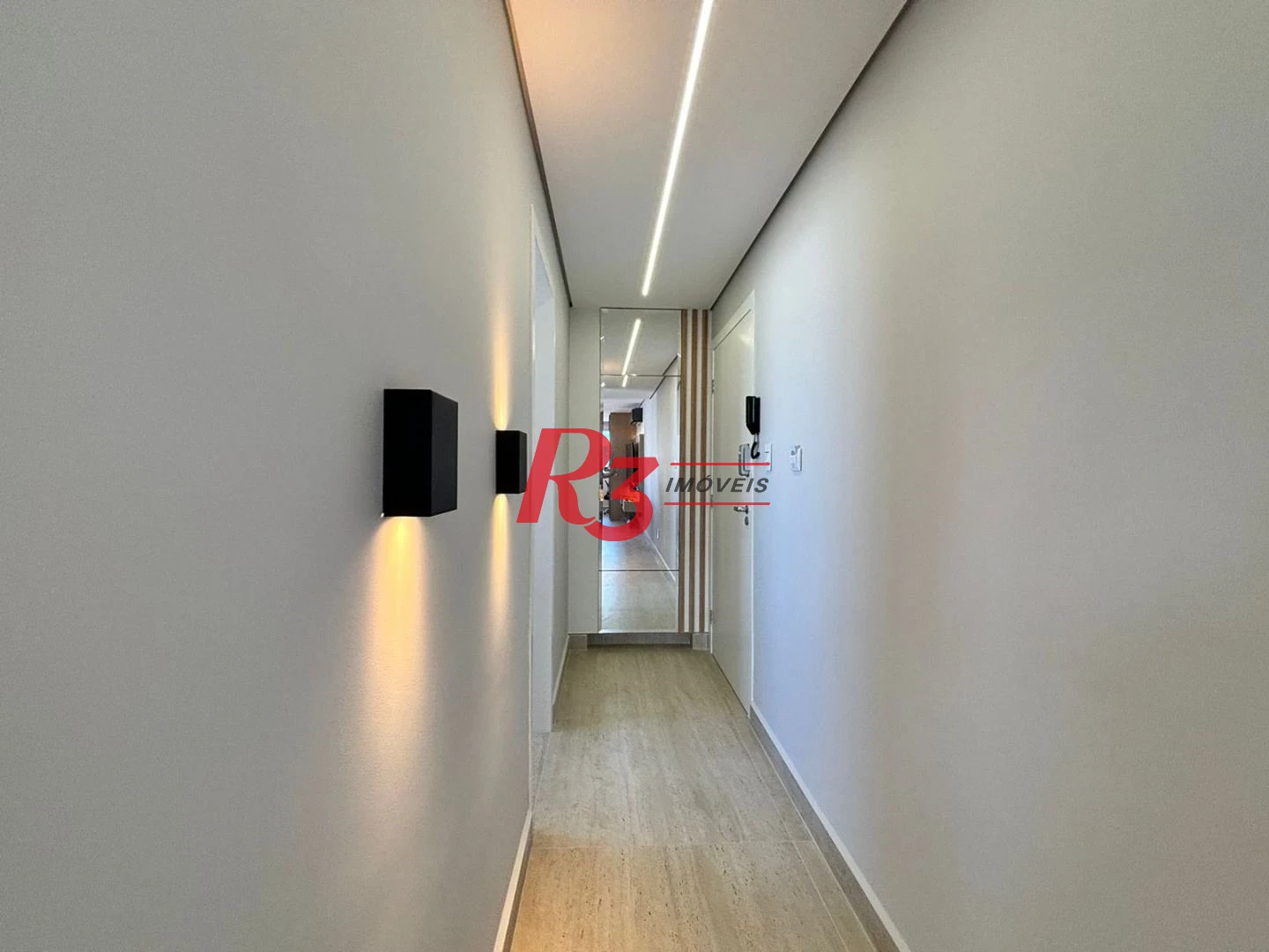 Apartamento com 1 dormitório para alugar, 44 m² por R$ 5.500,02/mês - Gonzaga - Santos/SP