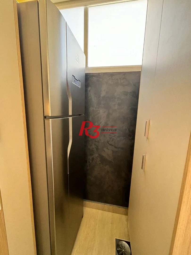 Kitnet com 1 dormitório para alugar, 28 m² por R$ 5.000,02/mês - Embaré - Santos/SP