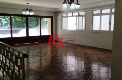 Casa com 3 dormitórios para alugar, 215 m² por R$ 6.908,00/mês - Ponta da Praia - Santos/SP