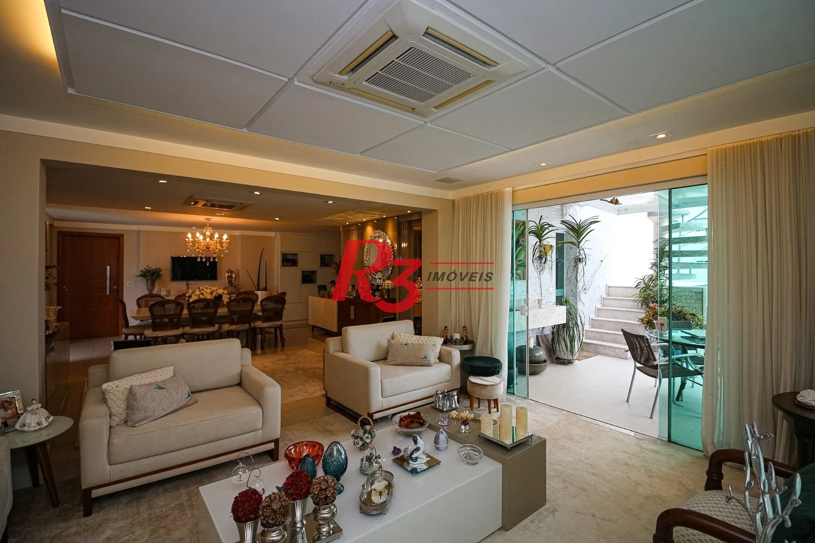 Cobertura com 4 dormitórios à venda, 430 m² por R$ 7.450.000,00 - Embaré - Santos/SP