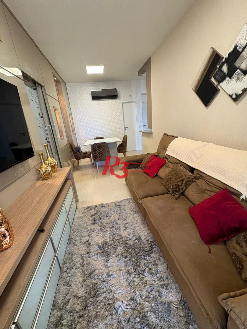 Apartamento com 2 dormitórios à venda, 76 m² por R$ 980.000,00 - José Menino - Santos/SP