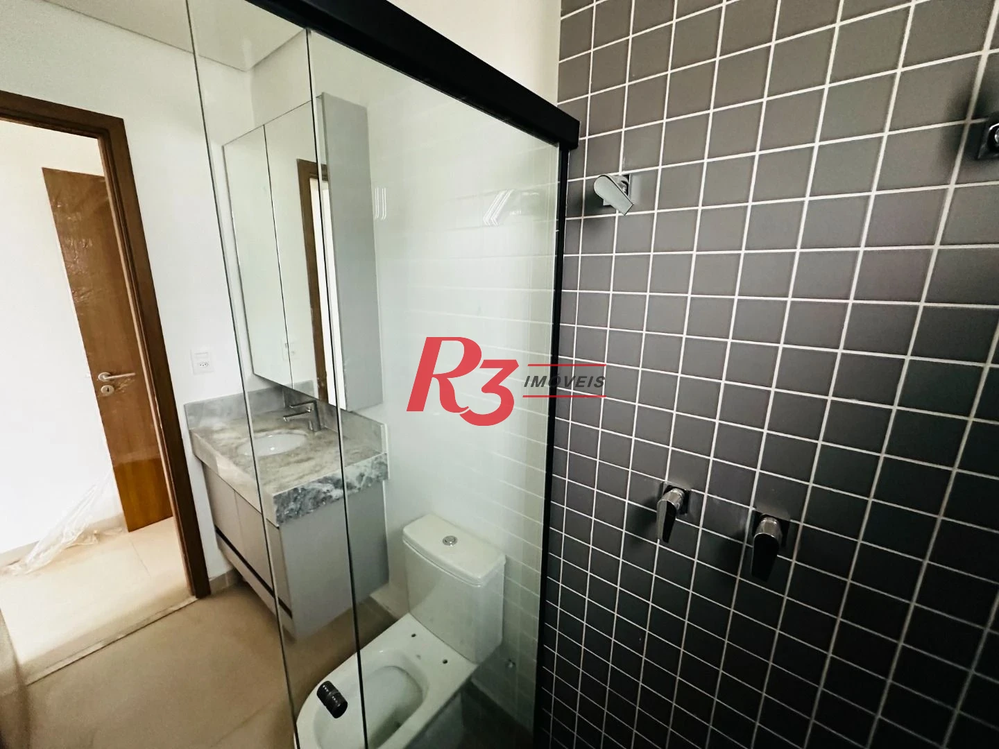 Apartamento com 2 suítes à venda, 81 m² - Boqueirão - Santos/SP
