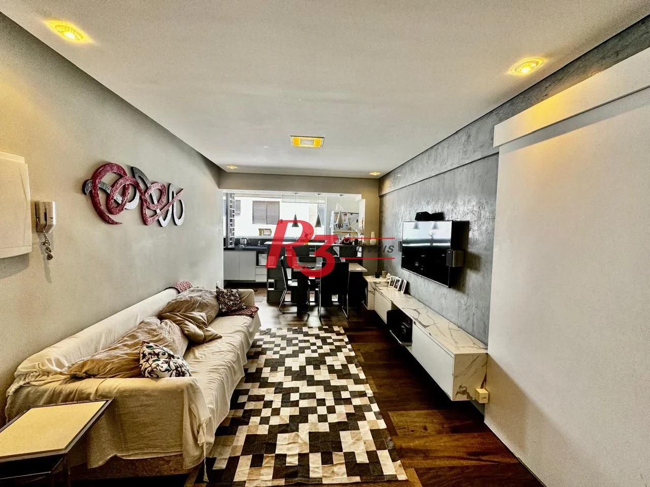 Cobertura com 3 dormitórios à venda, 289 m² por R$ 2.200.000,00 - Ponta da Praia - Santos/SP
