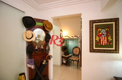 Cobertura com 3 dormitórios à venda, 200 m² por R$ 1.600.000,00 - Embaré - Santos/SP