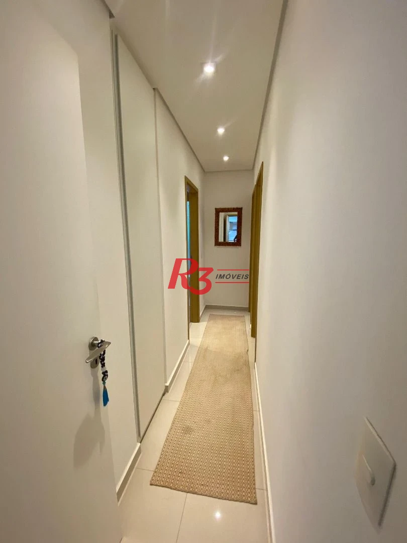 Apartamento, 167 m² - venda por R$ 2.850.000,00 ou aluguel por R$ 21.900,00/mês - Boqueirão - Santos/SP