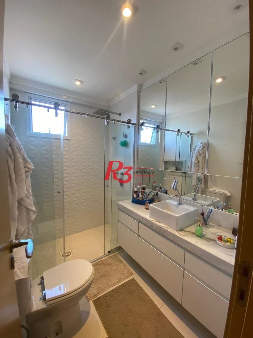 Apartamento, 167 m² - venda por R$ 2.850.000,00 ou aluguel por R$ 21.900,00/mês - Boqueirão - Santos/SP
