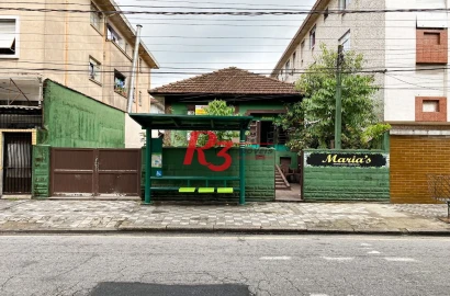 Terreno à venda, 417 m² por R$ 1.590.000,00 - Boqueirão - Santos/SP