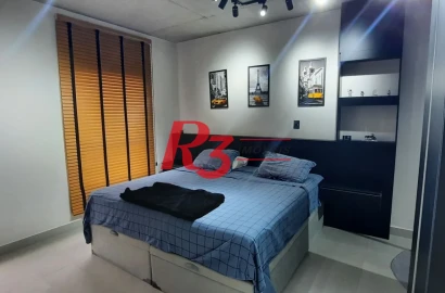 Apartamento com 1 dormitório à venda, 70 m² por R$ 890.000,00 - Embaré - Santos/SP