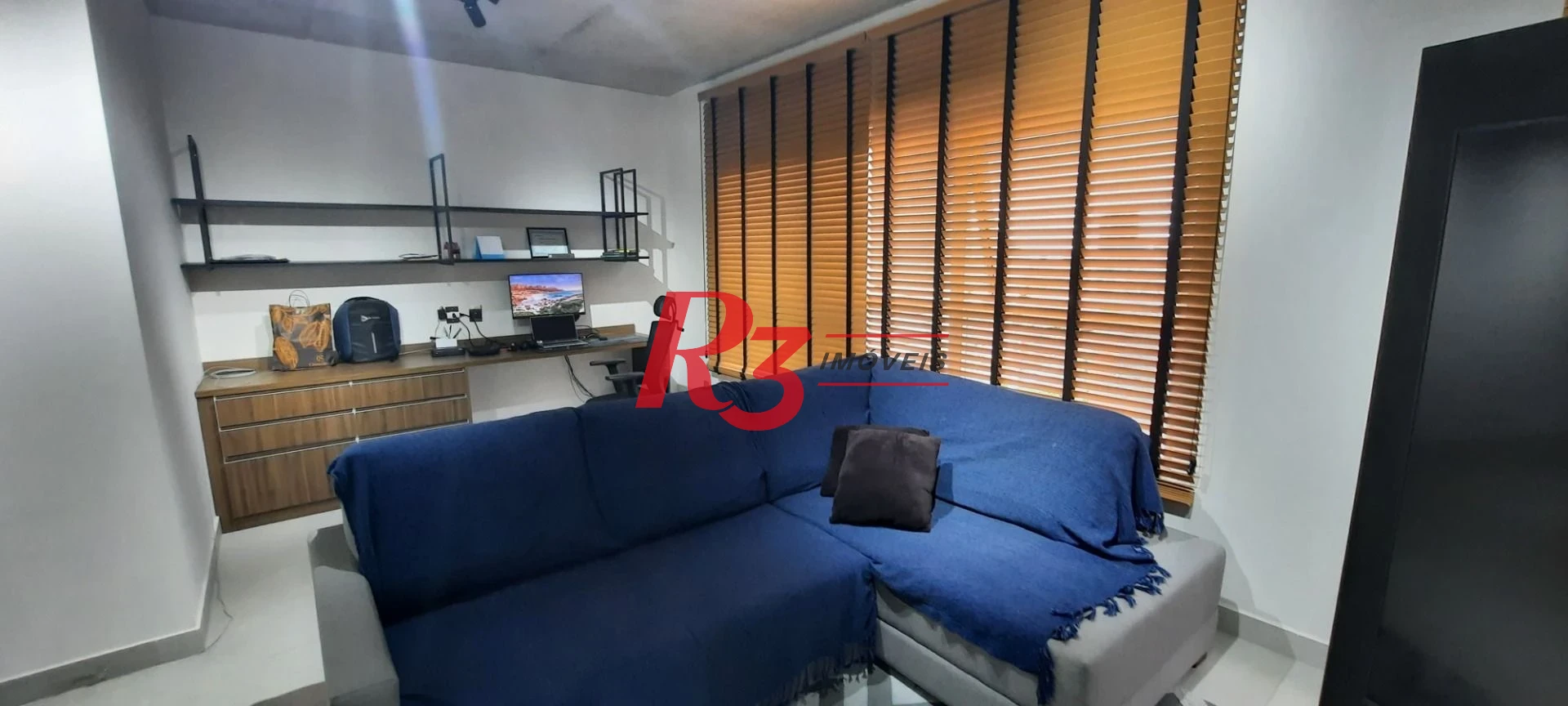 Apartamento com 1 dormitório à venda, 70 m² por R$ 890.000,00 - Embaré - Santos/SP