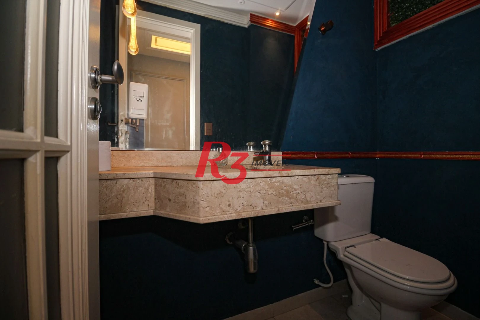 Apartamento com 3 dormitórios para alugar, 96 m² por R$ 6.500,00/mês - Gonzaga - Santos/SP