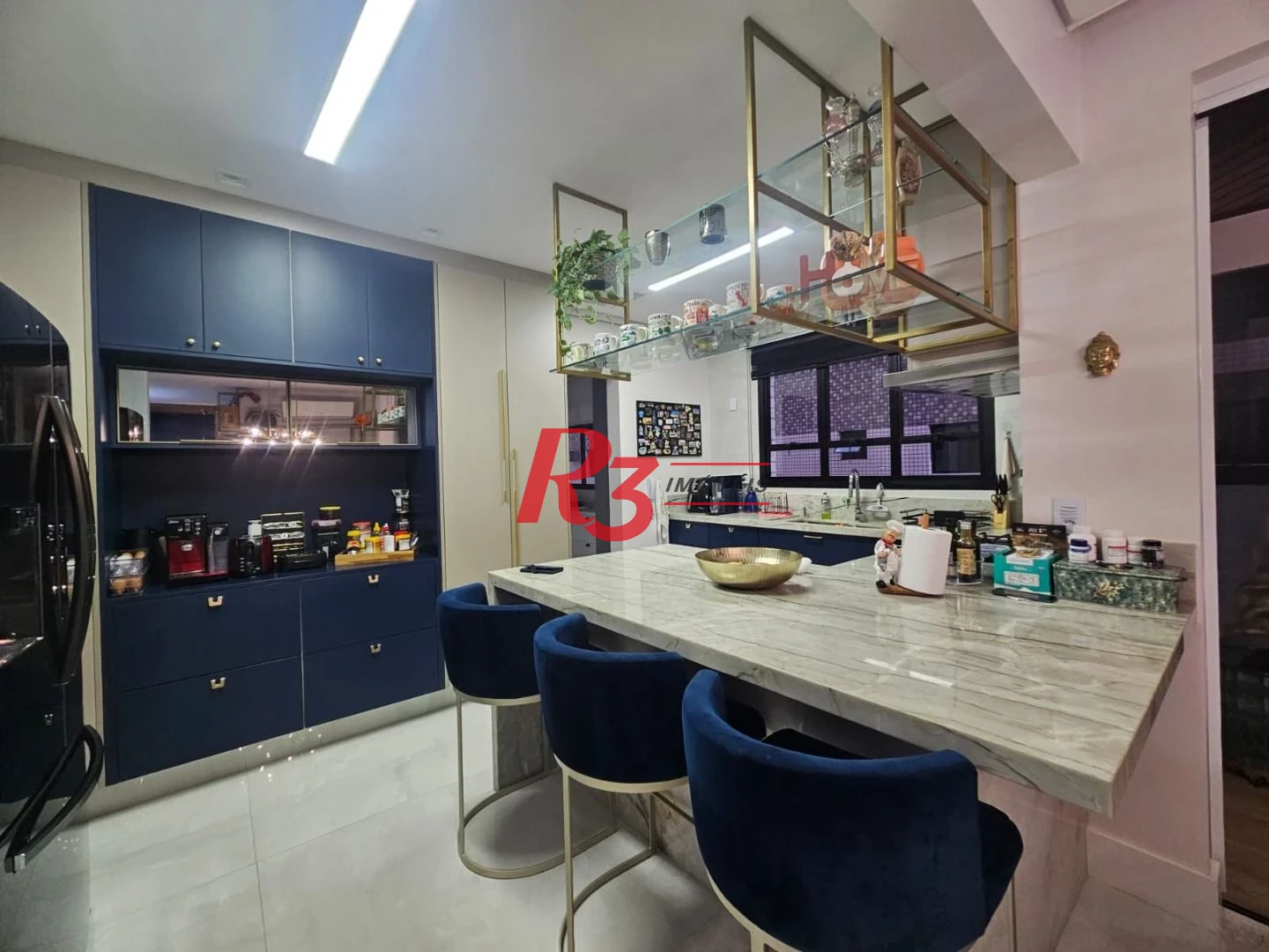Apartamento com 3 dormitórios à venda, 120 m² por R$ 1.650.000,00 - Pompéia - Santos/SP