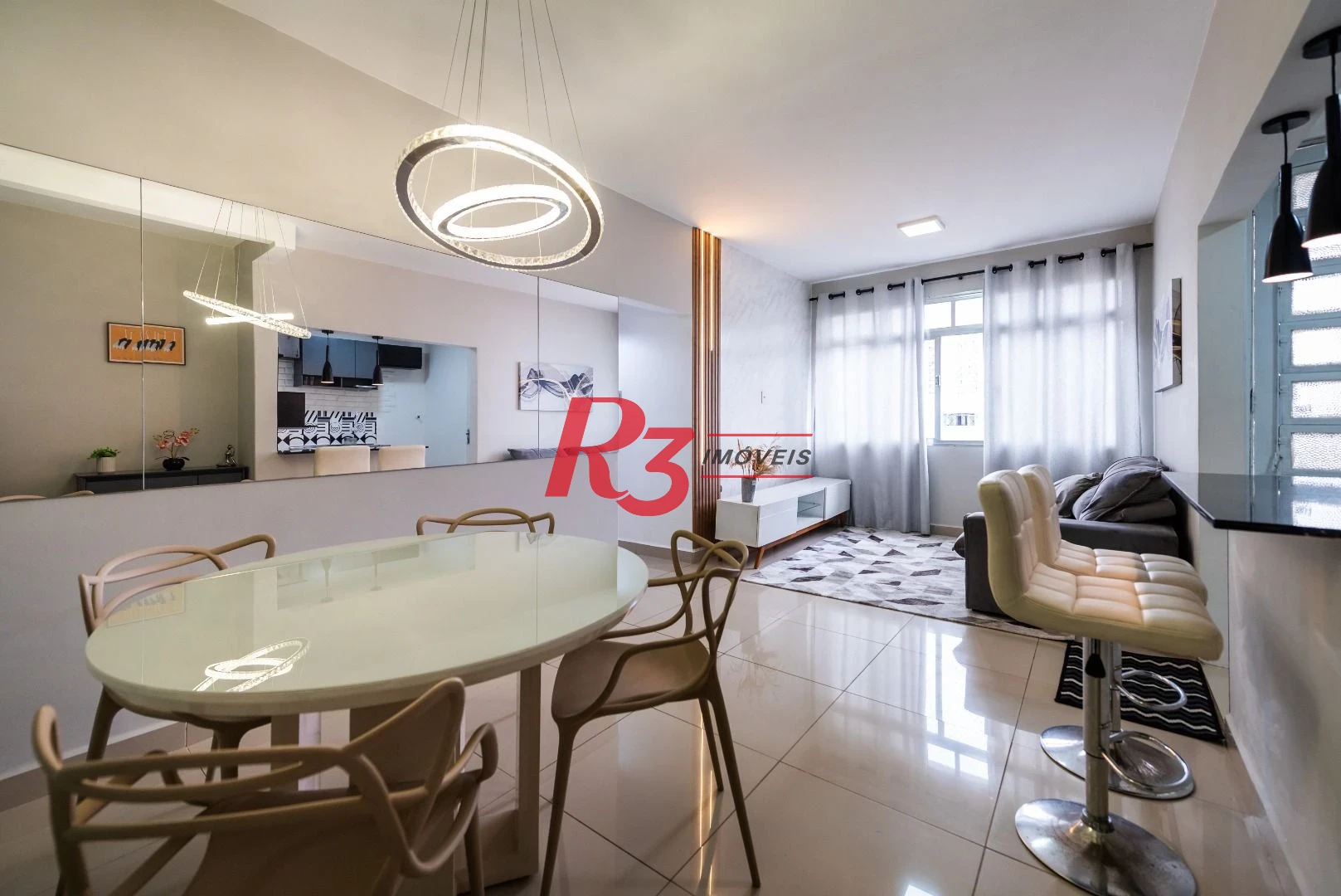 Apartamento com 2 dormitórios para alugar, 86 m² por R$ 5.000,02/mês - Boqueirão - Santos/SP