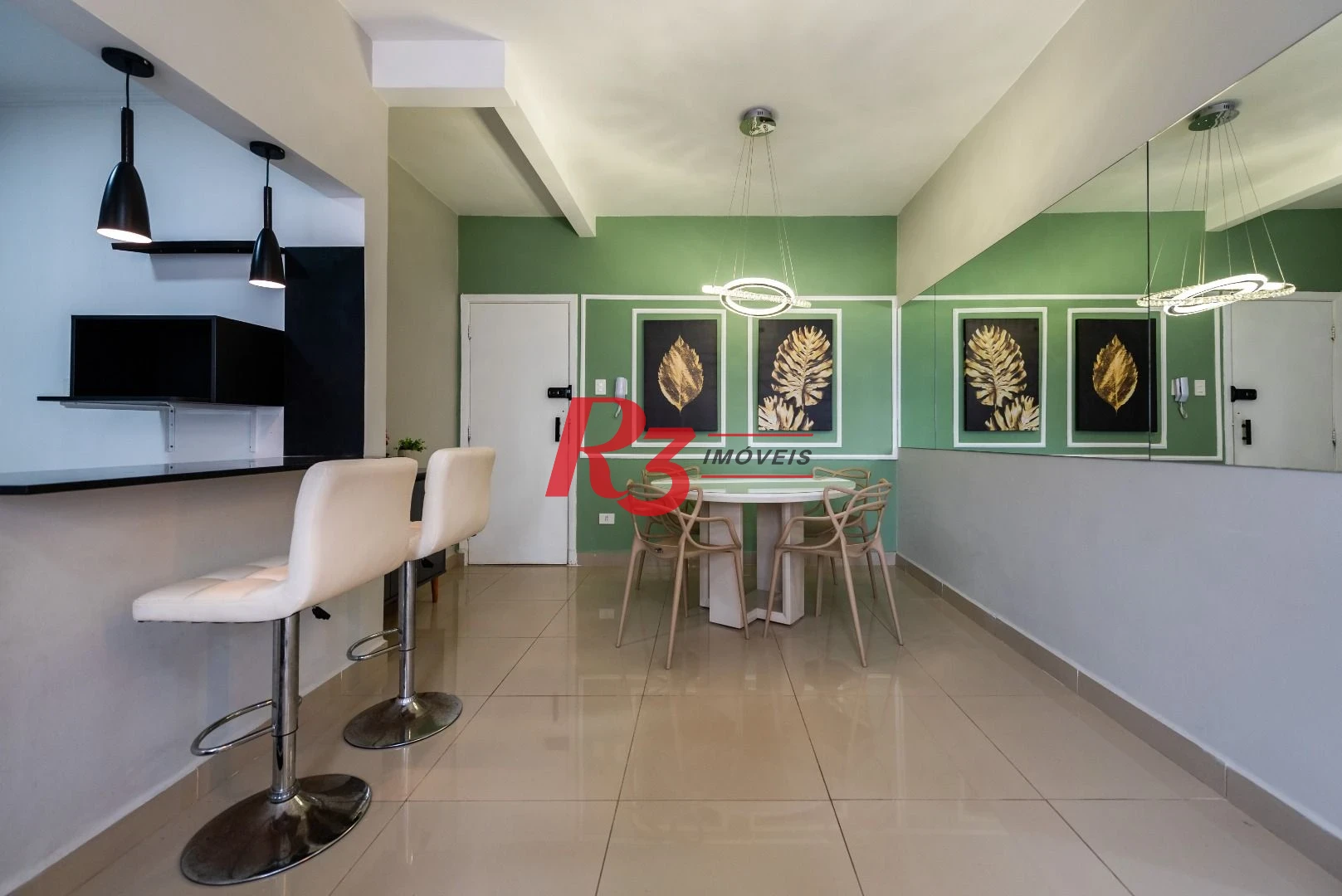 Apartamento com 2 dormitórios para alugar, 86 m² por R$ 5.000,02/mês - Boqueirão - Santos/SP