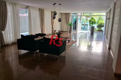 Apartamento para alugar, 210 m² por R$ 8.300,00/mês - Pompéia - Santos/SP
