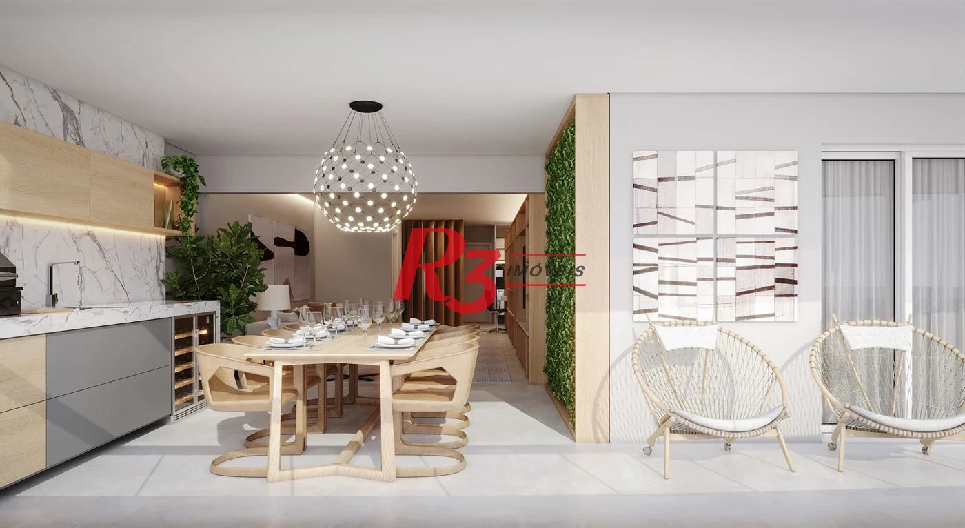 Apartamento à venda, 148 m² por R$ 1.850.000,00 - Boqueirão - Santos/SP