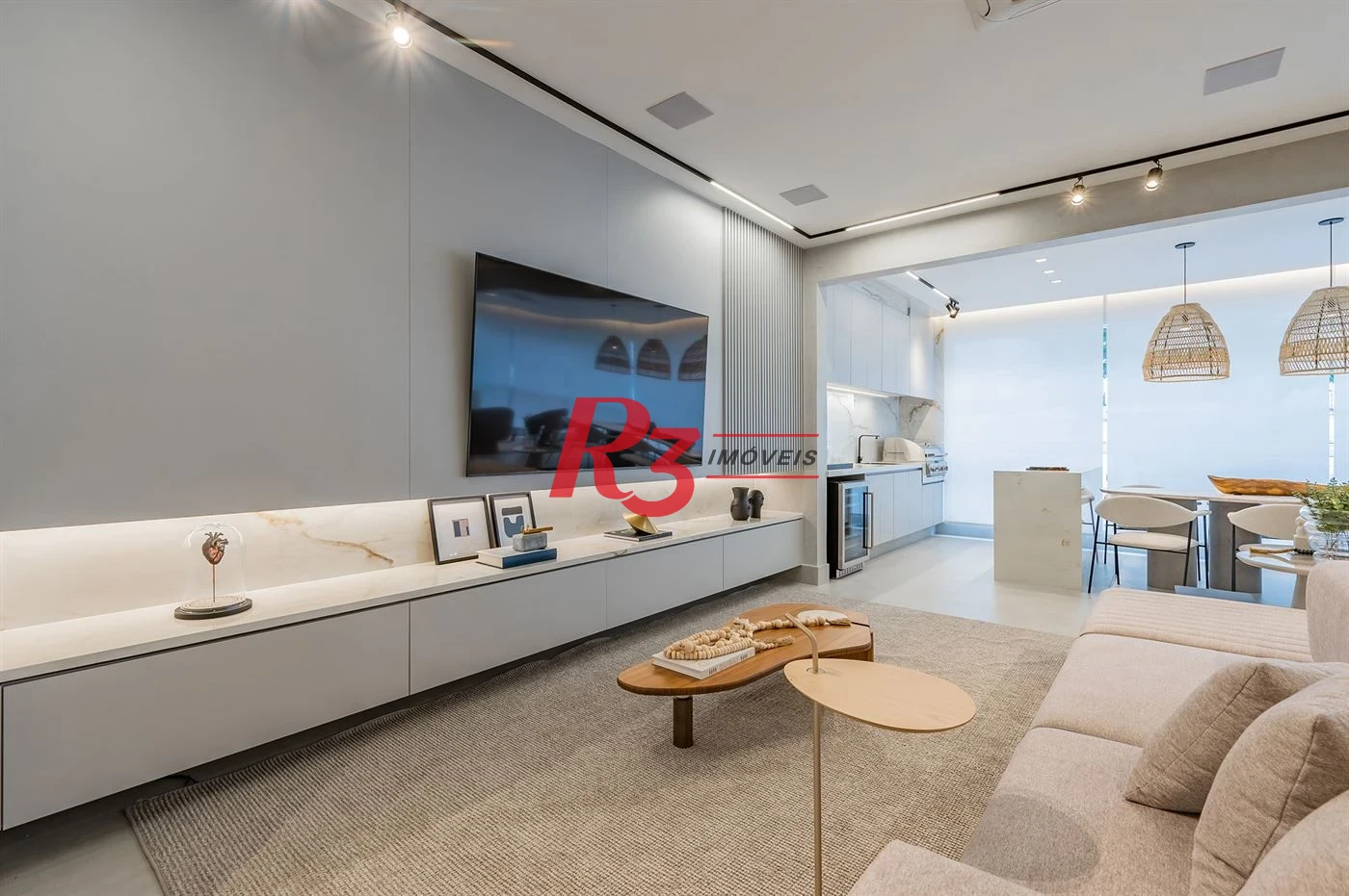 Apartamento com 3 dormitórios à venda, 178 m² por R$ 2.477.602,72 - Boqueirão - Santos/SP
