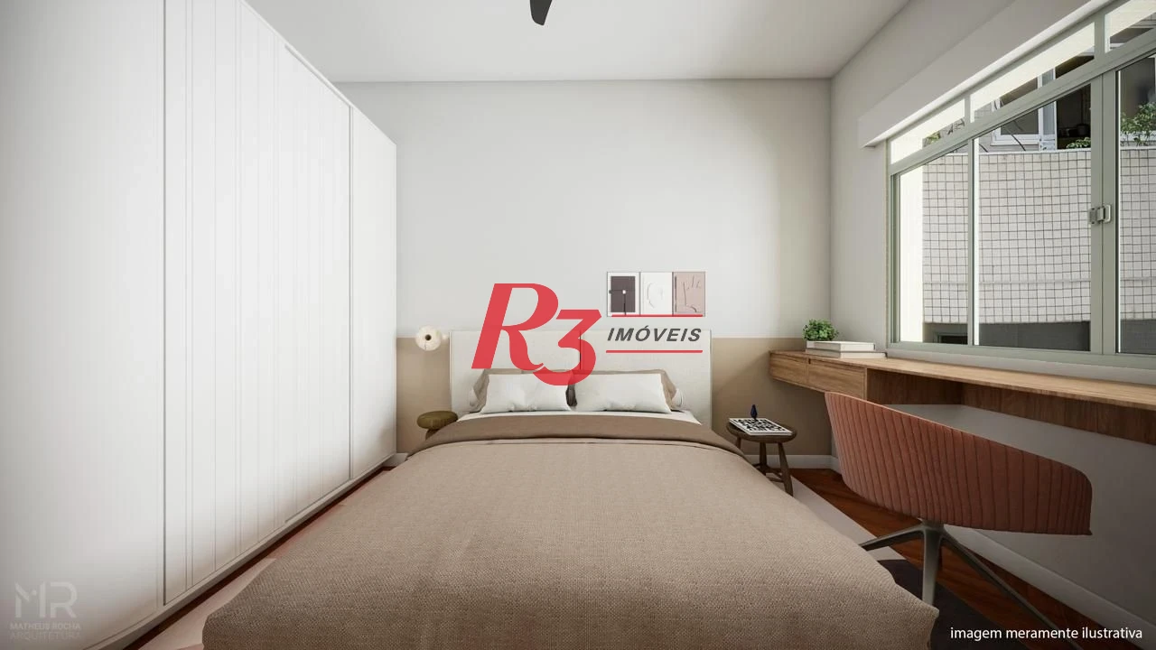 Apartamento à venda, 90 m² por R$ 850.000,00 - Boqueirão - Santos/SP