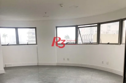Sala para alugar, 100 m² por R$ 6.490,02/mês - Marapé - Santos/SP