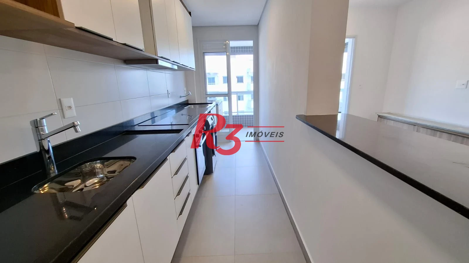 Apartamento com 1 dormitório para alugar, 53 m² por R$ 5.500,00/mês - Boqueirão - Santos/SP