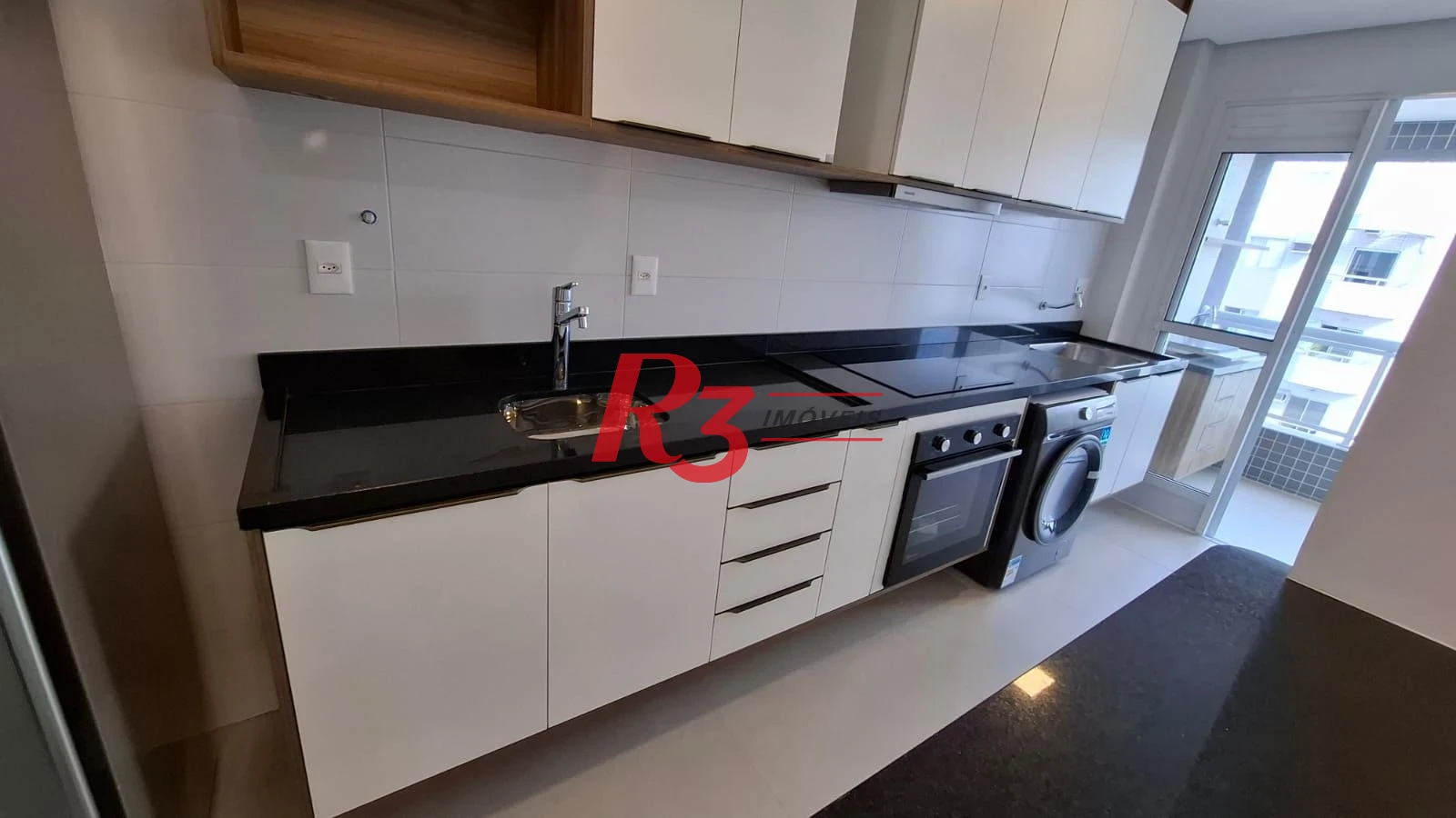 Apartamento com 1 dormitório para alugar, 53 m² por R$ 5.500,00/mês - Boqueirão - Santos/SP