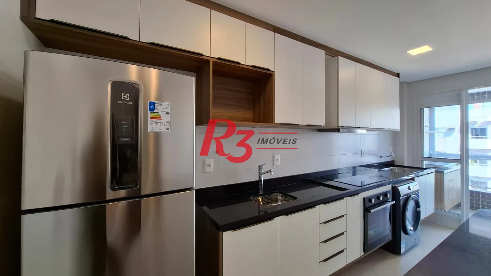 Apartamento com 1 dormitório para alugar, 53 m² por R$ 5.500,00/mês - Boqueirão - Santos/SP