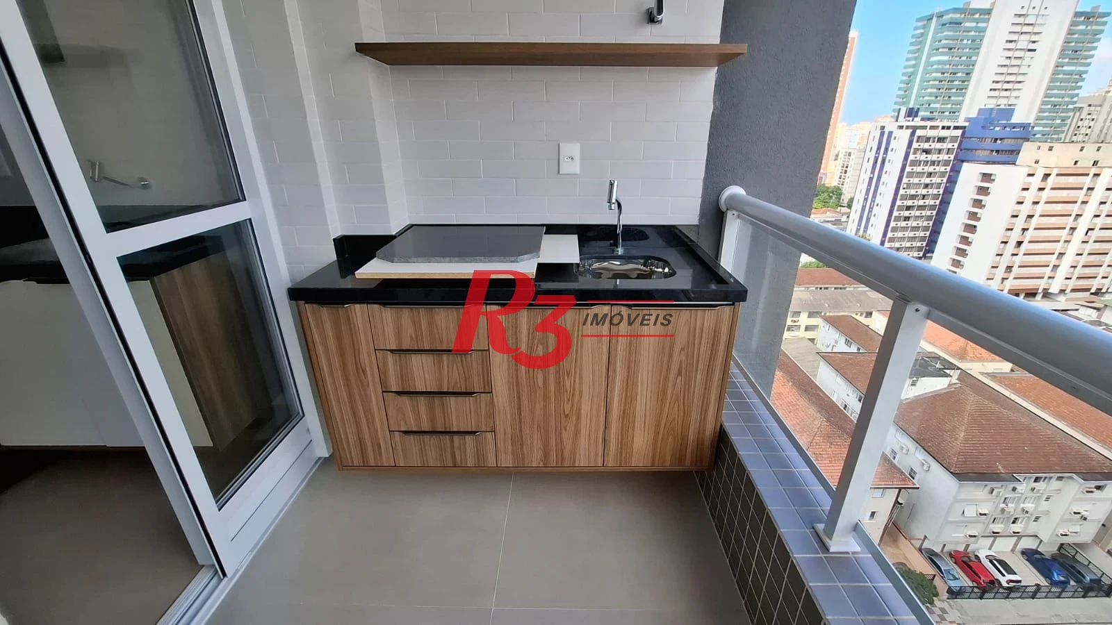 Apartamento com 1 dormitório para alugar, 53 m² por R$ 5.500,00/mês - Boqueirão - Santos/SP