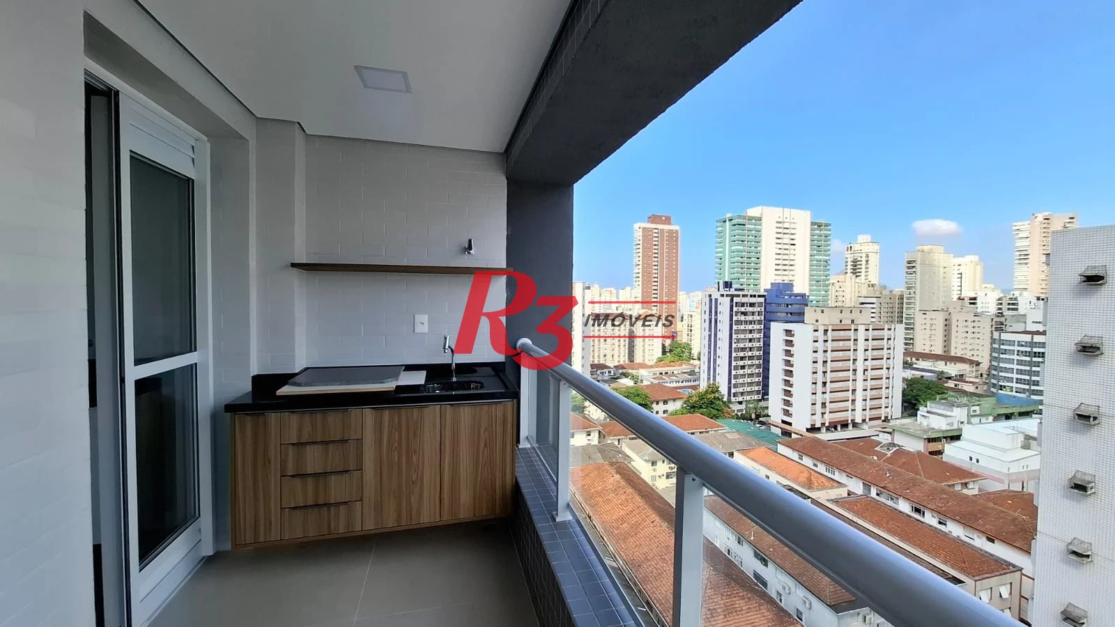 Apartamento com 1 dormitório para alugar, 53 m² por R$ 5.500,00/mês - Boqueirão - Santos/SP