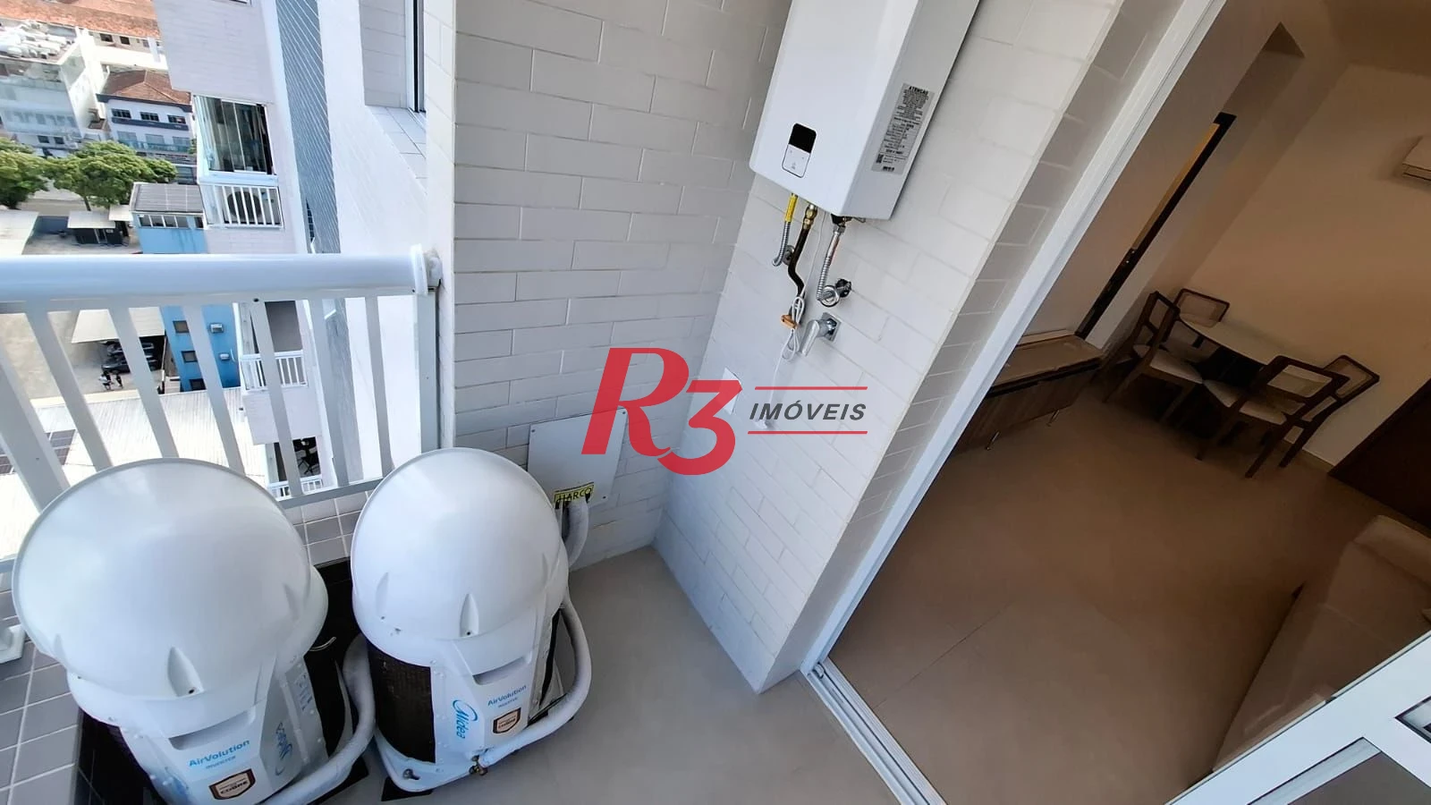 Apartamento com 1 dormitório para alugar, 53 m² por R$ 5.500,00/mês - Boqueirão - Santos/SP