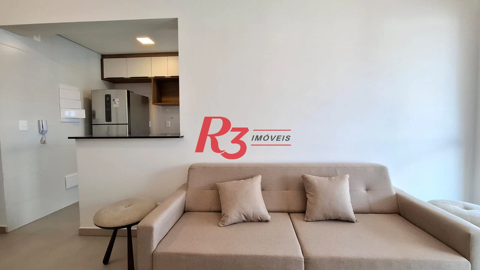 Apartamento com 1 dormitório para alugar, 53 m² por R$ 5.500,00/mês - Boqueirão - Santos/SP