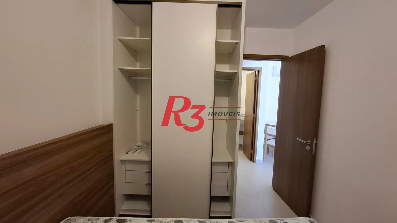 Apartamento com 1 dormitório para alugar, 53 m² por R$ 5.500,00/mês - Boqueirão - Santos/SP