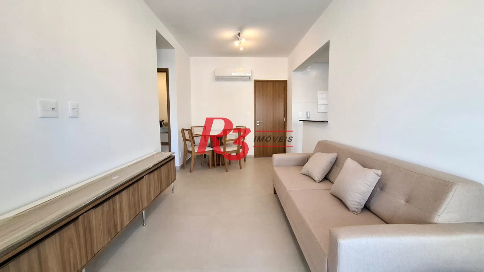 Apartamento com 1 dormitório para alugar, 53 m² por R$ 5.500,00/mês - Boqueirão - Santos/SP