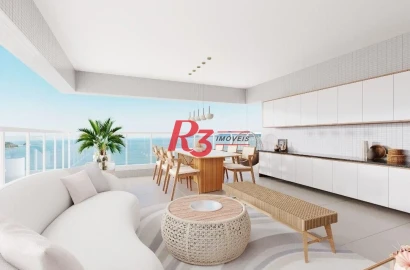 Apartamento BALI com 3 dormitórios à venda, 158 m² por R$ 2.030.000 - Embaré - Santos/SP