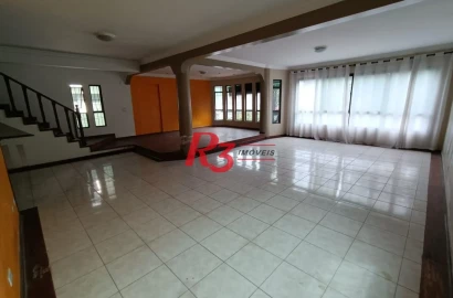 Casa com 4 dormitórios, 357 m² - venda por R$ 1.350.000,00 ou aluguel por R$ 9.700,00/mês - Aparecida - Santos/SP