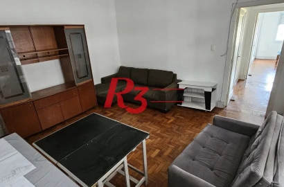 Apartamento para alugar, 100 m² por R$ 5.000,00/mês - Gonzaga - Santos/SP
