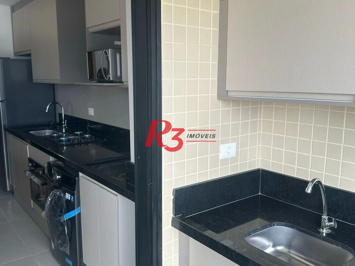 Apartamento com 2 dormitórios à venda, 75 m² por R$ 1.090.000,00 - José Menino - Santos/SP