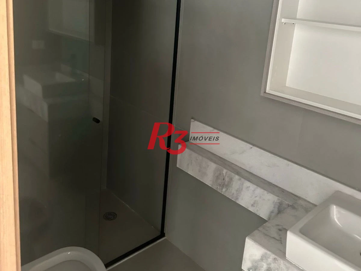 Apartamento com 2 dormitórios à venda, 75 m² por R$ 1.090.000,00 - José Menino - Santos/SP