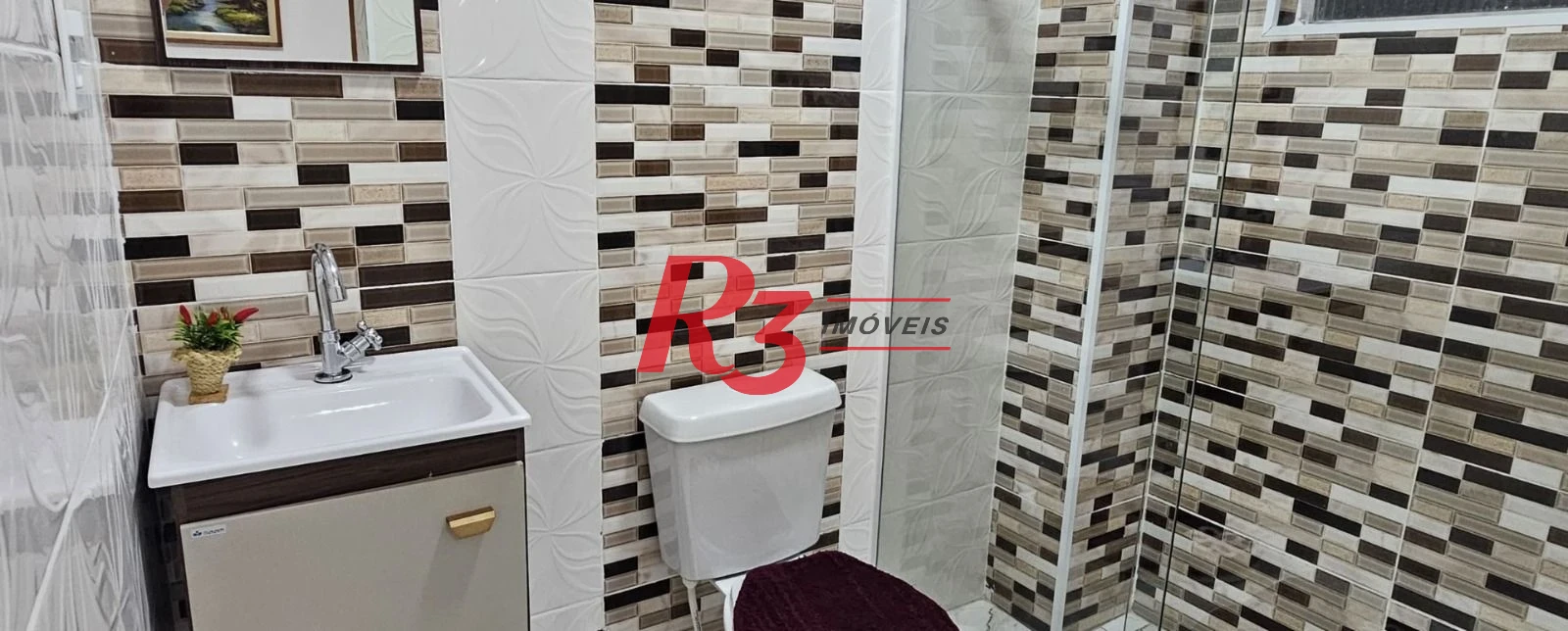 Apartamento à venda, 42 m² por R$ 400.000,00 - Gonzaga - Santos/SP