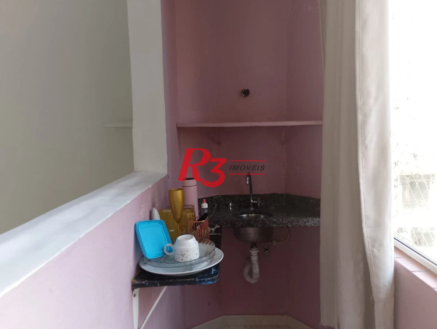 Sala para alugar, 69 m²  por R$ 3.000/mês - Boqueirão - Santos/SP