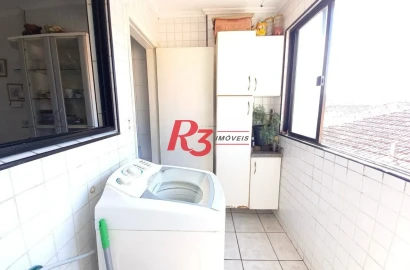 Apartamento com 2 dormitórios à venda, 70 m² por R$ 459.000,00 - Campo Grande - Santos/SP