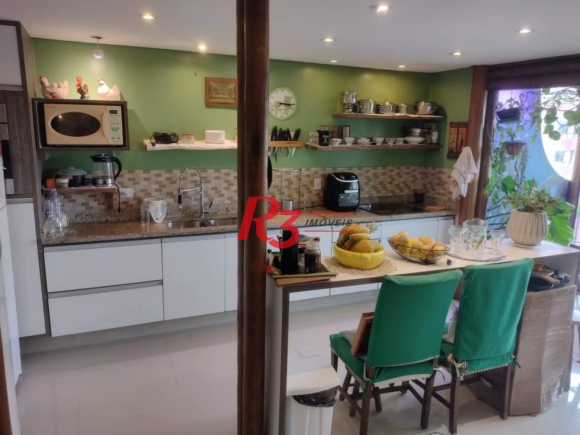 Cobertura com 3 dormitórios à venda, 298 m² por R$ 1.300.000,00 - Jardim Las Palmas - Guarujá/SP