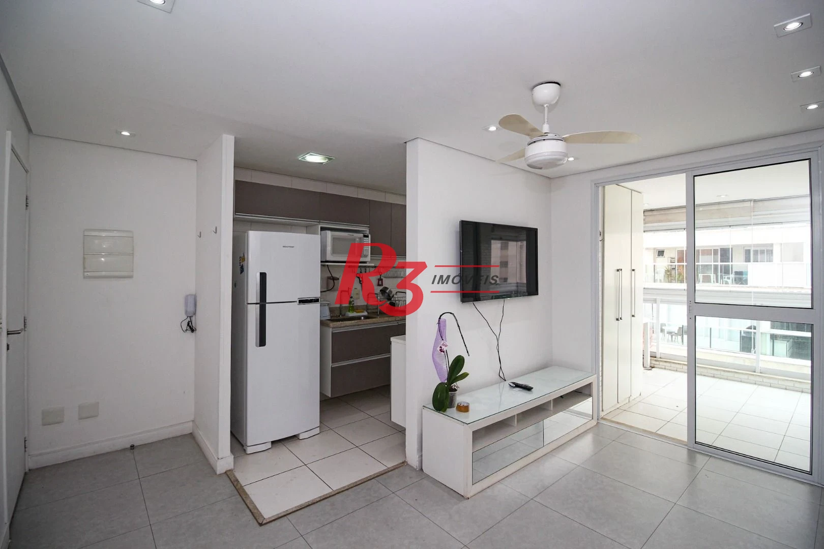 Apartamento com 1 dormitório, 49 m² - venda por R$ 600.000,00 ou aluguel por R$ 4.500,00/mês - Ponta da Praia - Santos/SP
